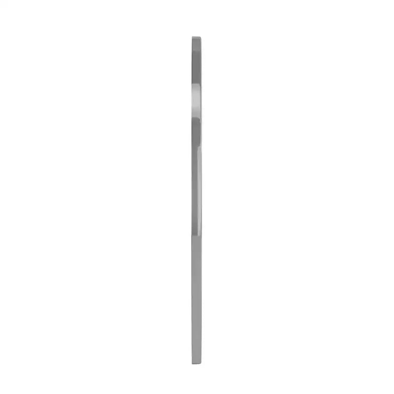 34" Round Wall Mirror with Stainless Steel Frame