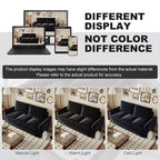 Convertible 3-Seat Velvet Sofa Bed, 70.9", Full Size