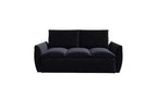 Convertible 3-Seat Velvet Sofa Bed, 70.9", Full Size