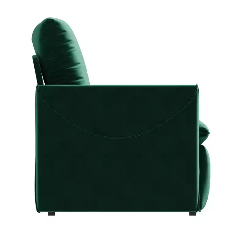 Convertible 3-Seat Velvet Sofa Bed, 70.9", Full Size