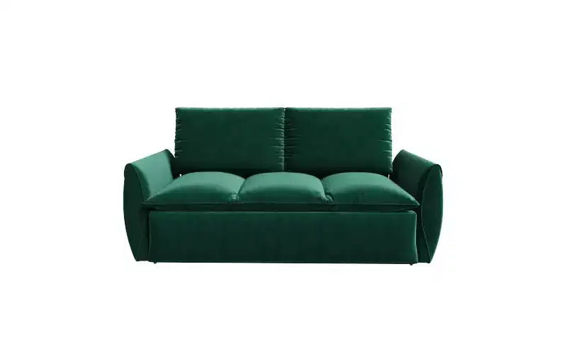 Convertible 3-Seat Velvet Sofa Bed, 70.9", Full Size