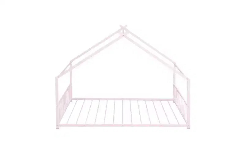 Full Size Metal House Bed Frame