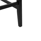 30" Rubberwood Upholstered Barstools (Set of 2)