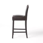 30" Rubberwood Upholstered Barstools (Set of 2)