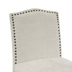 30" Rubberwood Upholstered Barstools (Set of 2)