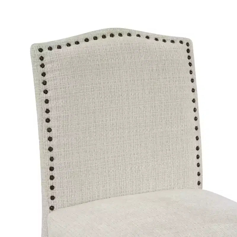 30" Rubberwood Upholstered Barstools (Set of 2)
