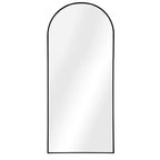 71" x 31" Arched Full-Length Wall Mirror with Metal Frame