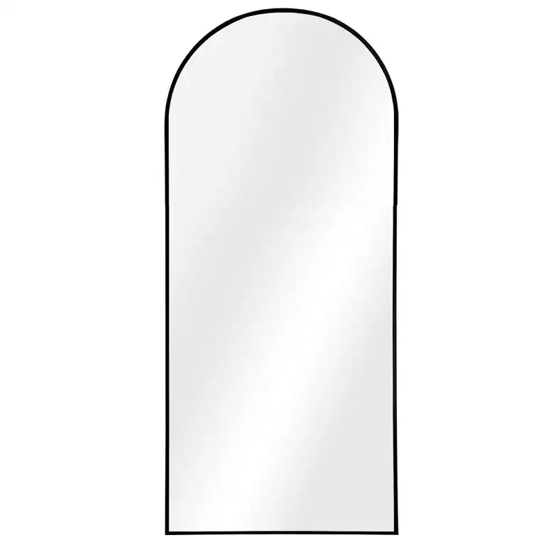 71" x 31" Arched Full-Length Wall Mirror with Metal Frame