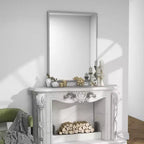 71" x 31" Arched Full-Length Wall Mirror with Metal Frame