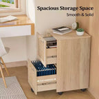 2-Drawer Beige Vertical File Cabinet