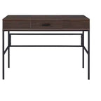 42-Inch Brown and Black Writing Desk