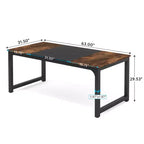 63 Inch Rectangular Dining Table, Seats 4 to 6, White Faux Marble Top, Gold Steel Frame