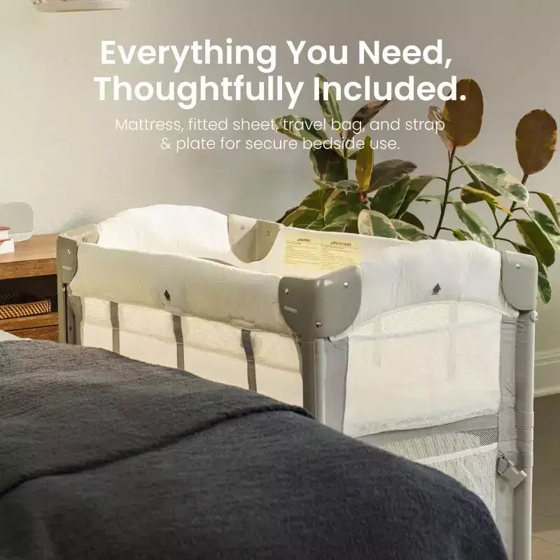 3-in-1 Bedside Bassinet and Play Yard