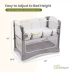 3-in-1 Bedside Bassinet and Play Yard