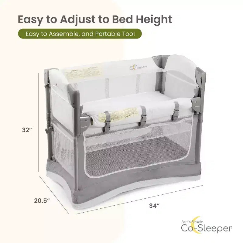 3-in-1 Bedside Bassinet and Play Yard