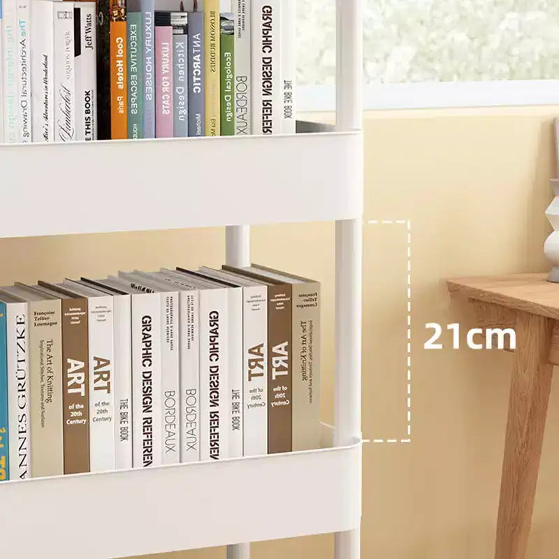 5-Tier Rolling Storage Cart with Handle