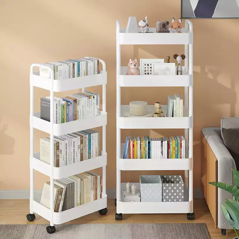 5-Tier Rolling Storage Cart with Handle