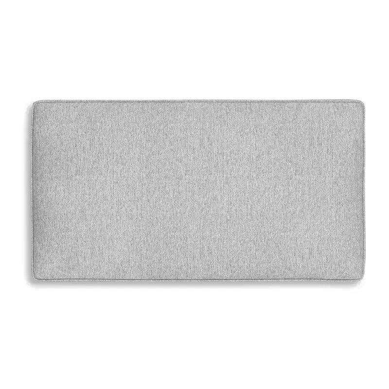 Ottoman, Textured Polyester Upholstery, Sandstone