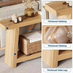 70.9" Entryway Console Table with 2-Tier Storage, Narrow Sofa Table for Hallway and Living Room