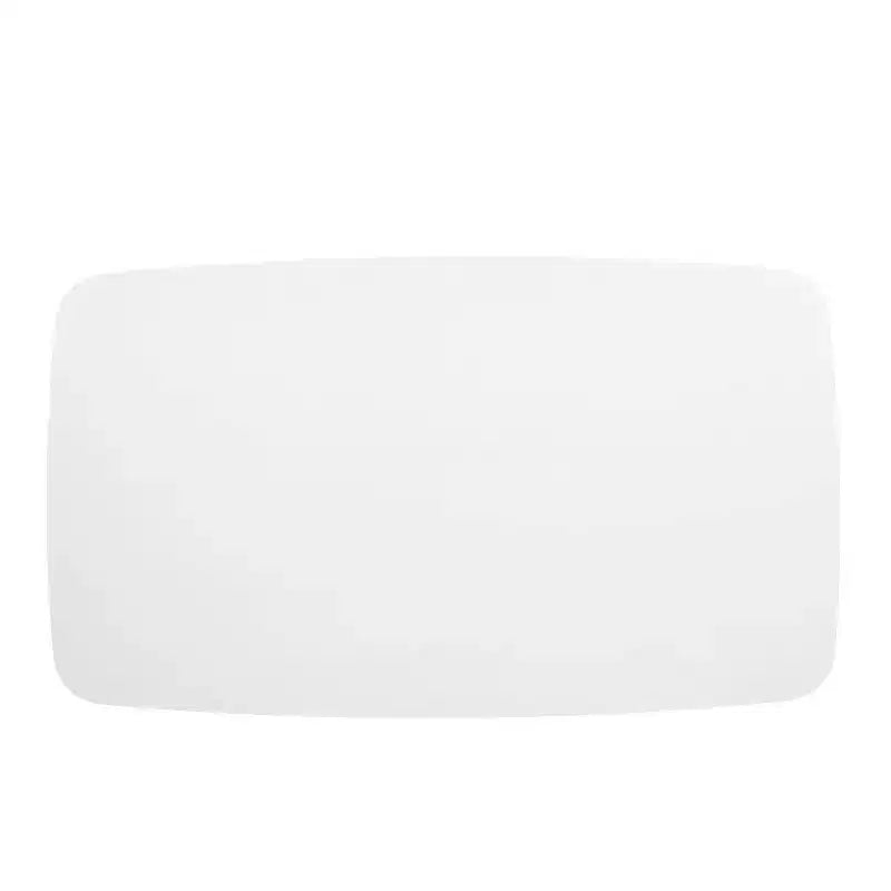 Rectangular Dining Table for 4 - Rubberwood Frame, MDF Top, White