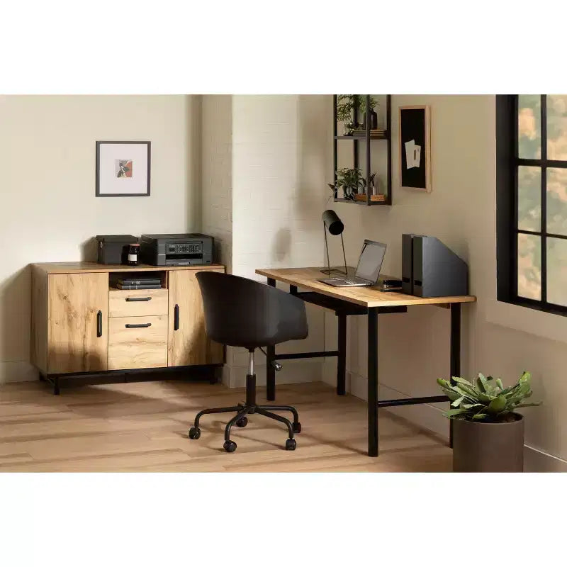 5-Drawer Storage Chest with Metal Slides and Laminate Surface, 48.75"H