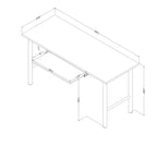 5-Drawer Storage Chest with Metal Slides and Laminate Surface, 48.75"H