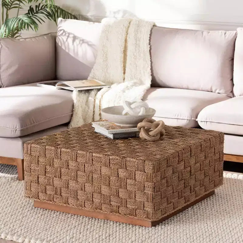 Karina Coffee Table Natural Seagrass/Light Brown