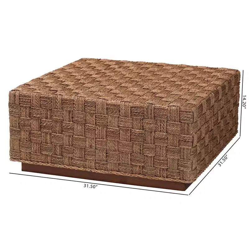 Karina Coffee Table Natural Seagrass/Light Brown