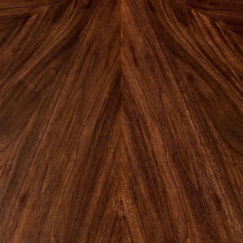 Two-Door Cabinet with Walnut Brown Wood Veneer Finish
