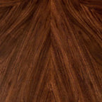 Two-Door Cabinet with Walnut Brown Wood Veneer Finish