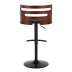 Ensemble de 2 tabourets de bar réglables avec accoudoirs, revêtement en simili cuir, siège pivotant  