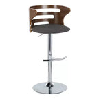 Ensemble de 2 tabourets de bar réglables avec accoudoirs, revêtement en simili cuir, siège pivotant  