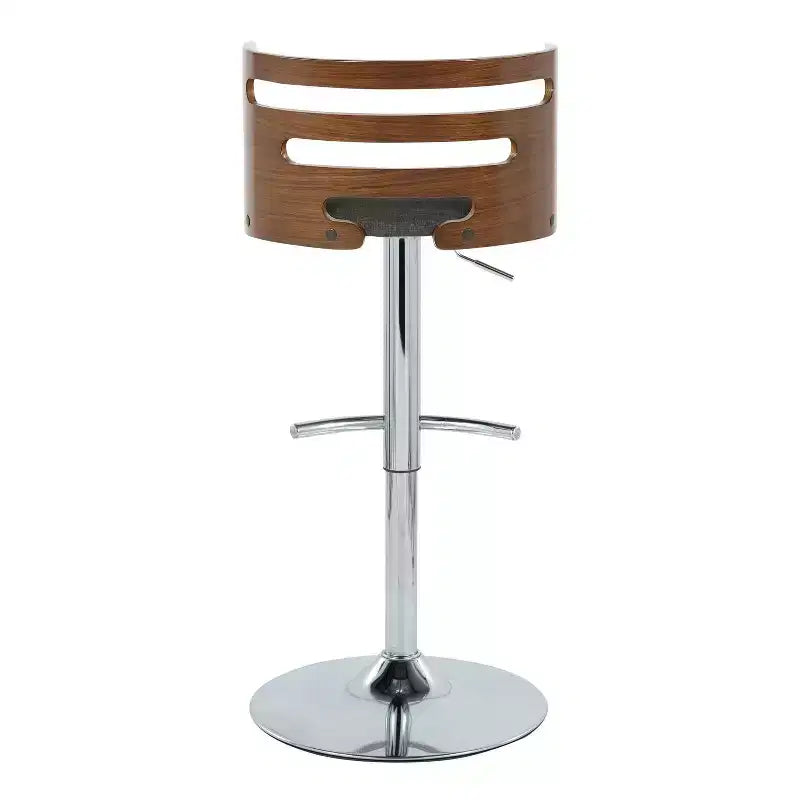 Ensemble de 2 tabourets de bar réglables avec accoudoirs, revêtement en simili cuir, siège pivotant  