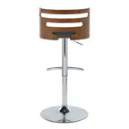 Ensemble de 2 tabourets de bar réglables avec accoudoirs, revêtement en simili cuir, siège pivotant  
