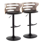 Set of 2 Cosi Adjustable Barstools - LumiSource