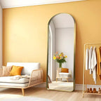 Arched Metal Frame Full Length Wall Mirror