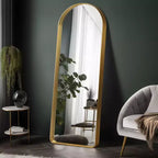 Arched Metal Frame Full Length Wall Mirror