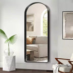 Arched Metal Frame Full Length Wall Mirror