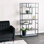 65" Tall 6-Shelf Bookshelf