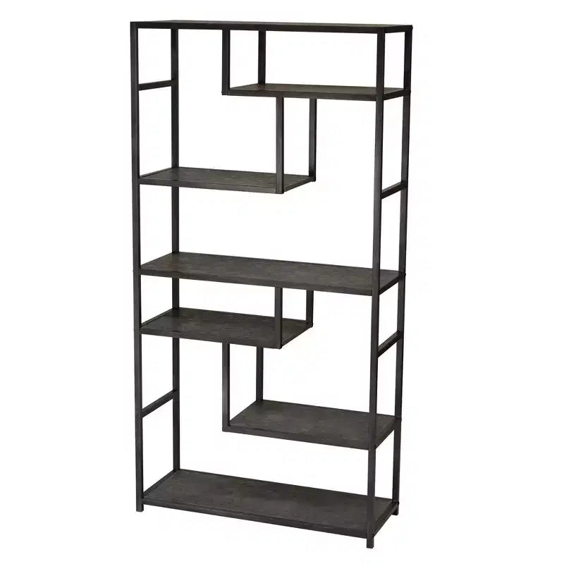 65" Tall 6-Shelf Bookshelf