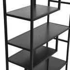 65" Tall 6-Shelf Bookshelf