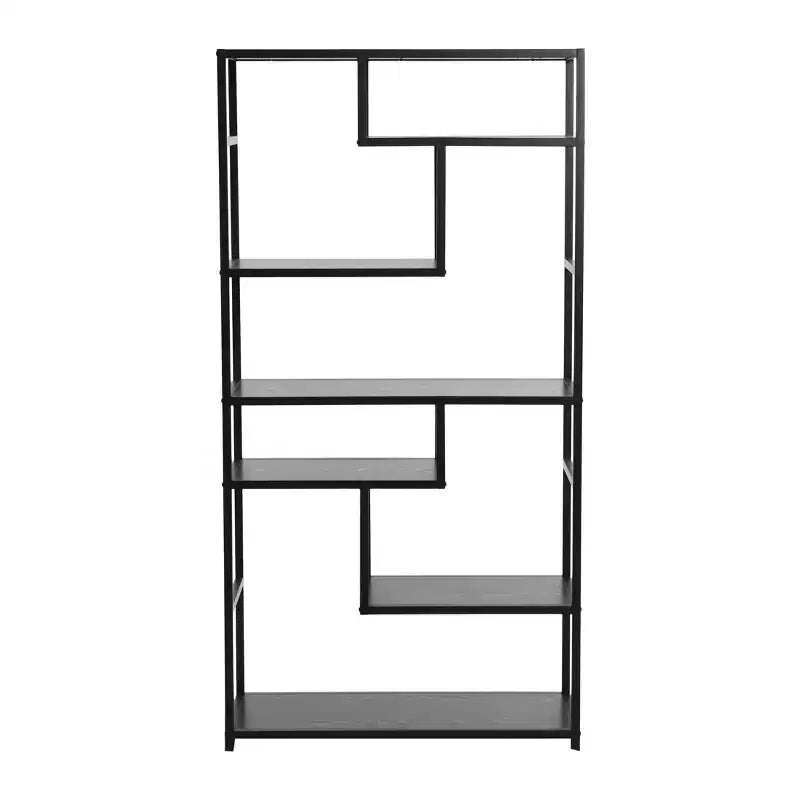 65" Tall 6-Shelf Bookshelf