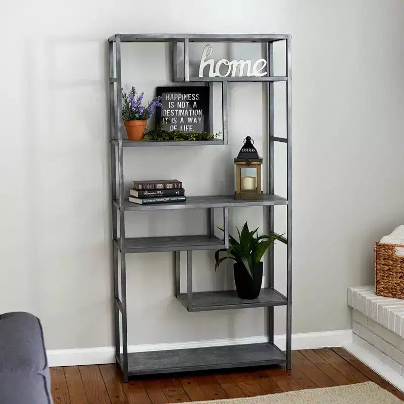 65" Tall 6-Shelf Bookshelf