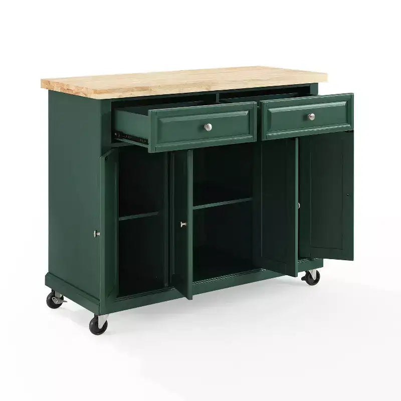 Kitchen Storage Cabinet with Drawers and Doors