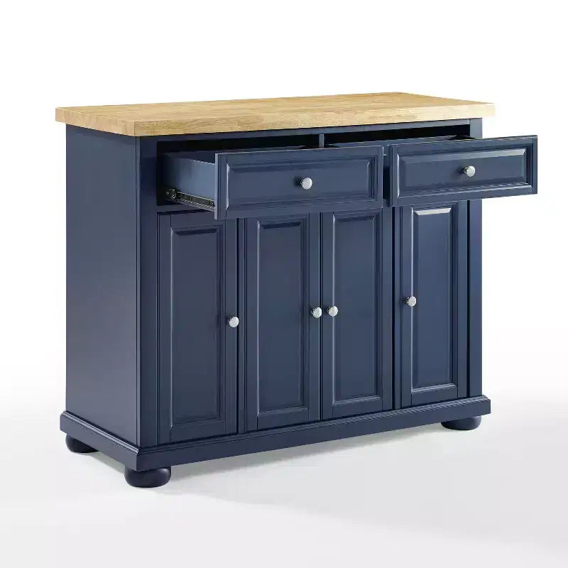 Kitchen Storage Cabinet with Drawers and Doors