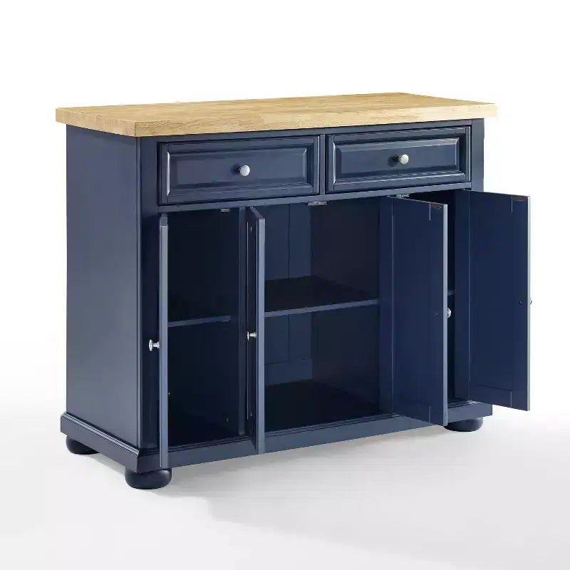 Kitchen Storage Cabinet with Drawers and Doors