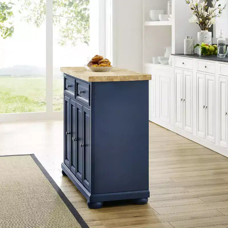 Kitchen Storage Cabinet with Drawers and Doors