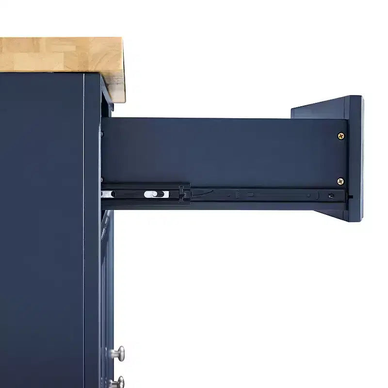 Kitchen Storage Cabinet with Drawers and Doors