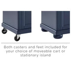 Kitchen Storage Cabinet with Drawers and Doors