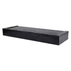 18 Inch Modern Floating Shelf, 2-Pack, Black